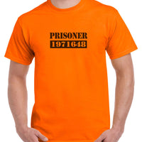 Escaped Prisoner T-Shirt (Orange/Fluro, Regular and Big Sizes)