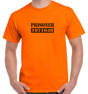 Escaped Prisoner T-Shirt (Orange/Fluro, Regular and Big Sizes)