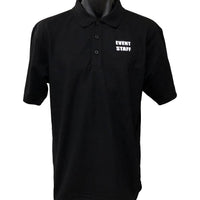 Event Staff Polo Shirt (Black) - Size Large