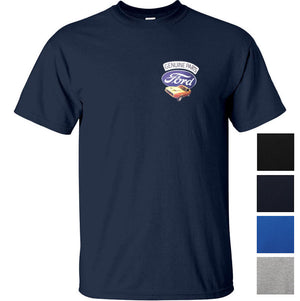Genuine Ford Parts Small Left Chest Logo T-Shirt (Colour Choices)