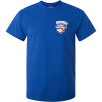 Genuine Ford Parts Small Left Chest Logo T-Shirt (Royal)