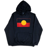 Aboriginal Flag Hoodie (Black, Regular and Big Sizes)