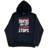 Without Trucks Australia Stops! Hoodie (Black, Regular and Big Sizes)