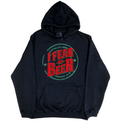 I Fear No Beer Hoodie (Black, Regular and Big Sizes)