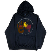 Acknowledgement of Country Aboriginal Flag Hoodie (Black, Regular and Big Sizes)