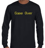 Game Over Longsleeve T-Shirt (Black, Regular and Big Sizes)