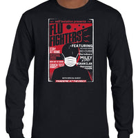 Self Isolation Concert Poster Parody Longsleeve T-Shirt (Black)