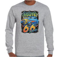 Route 66 Racing Longsleeve T-Shirt (Marle Grey)