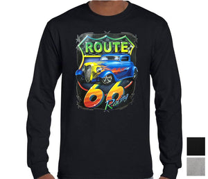 Route 66 Racing Longsleeve T-Shirt (Colour Choices)