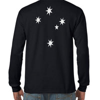 Southern Cross Longsleeve T-Shirt (Double-Sided, Regular and Big Sizes)