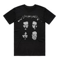 Metallica Four Faces T-Shirt (Front Print)