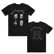 Metallica Four Faces Double-Sided T-Shirt - Label U.S 3XL (Fits AUST 6XL)