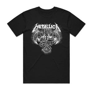 Metallica Roam Mono Blast T-Shirt (Black) - Label U.S 3XL (Fits AUST 6XL)