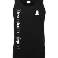 Ned Kelly Descendant in Spirit Mens Singlet (Black)