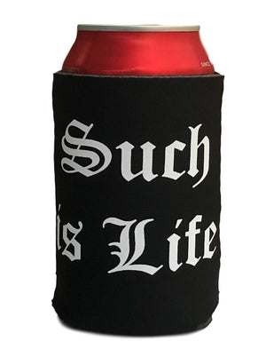 Such Is Life Old Text Stubby Holder (Black)