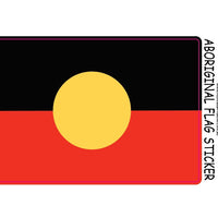 Aboriginal Flag Rectangular Sticker