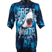 Great White Shark Tie Dye T-Shirt - Size 3XL