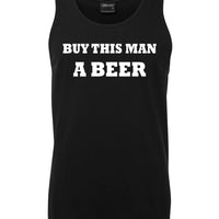 Buy This Man a Beer Mens Singlet (Black)