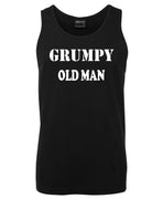 Grumpy Old Man Mens Singlet (Black - Regular & Big Mens Sizes up to 6XL)