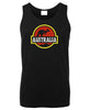 Roo Park Mens Singlet (Black)