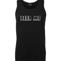 Beer Me Mens Singlet (Black)