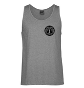 Celtic Tree Left Chest Logo Mens Singlet (Darker Grey)