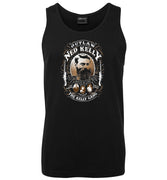 Ned Kelly Outlaw Gang Mens Singlet (Black)