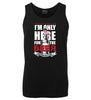 Only Here for the Beer Mens Singlet (Black)