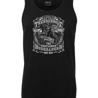 Captain Thunderbolt Gentleman Bushranger Mens Singlet (Black)