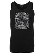 Captain Thunderbolt Gentleman Bushranger Mens Singlet (Black)
