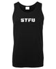STFU Mens Singlet (Black)
