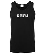 STFU Mens Singlet (Black)