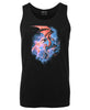 Space Dragons Mens Singlet (Black - Regular & Big Mens Sizes up to 6XL)