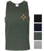 Celtic Cross Left Chest Logo Mens Singlet (Colour Choices)