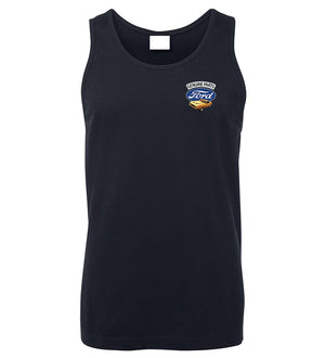 Ford Genuine Parts Logo Mens Singlet (Navy)