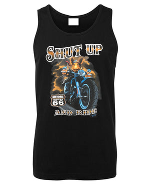 Hawg Rider Mens Singlet (Black)