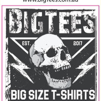 BigTees Australia Skull Poster Logo Outdoor Sticker