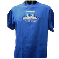 Life is Crap Tenpin Bowling Split Adults T-Shirt - AU Size Large