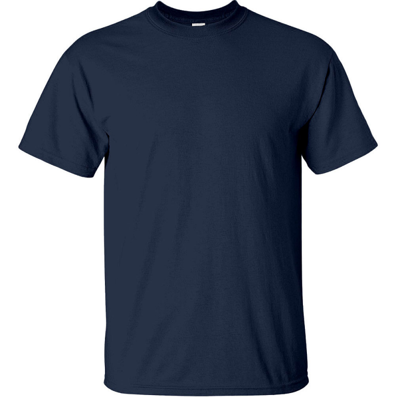 Plain Blank T-Shirt (Navy Colours, Regular and Big Men's Sizes)